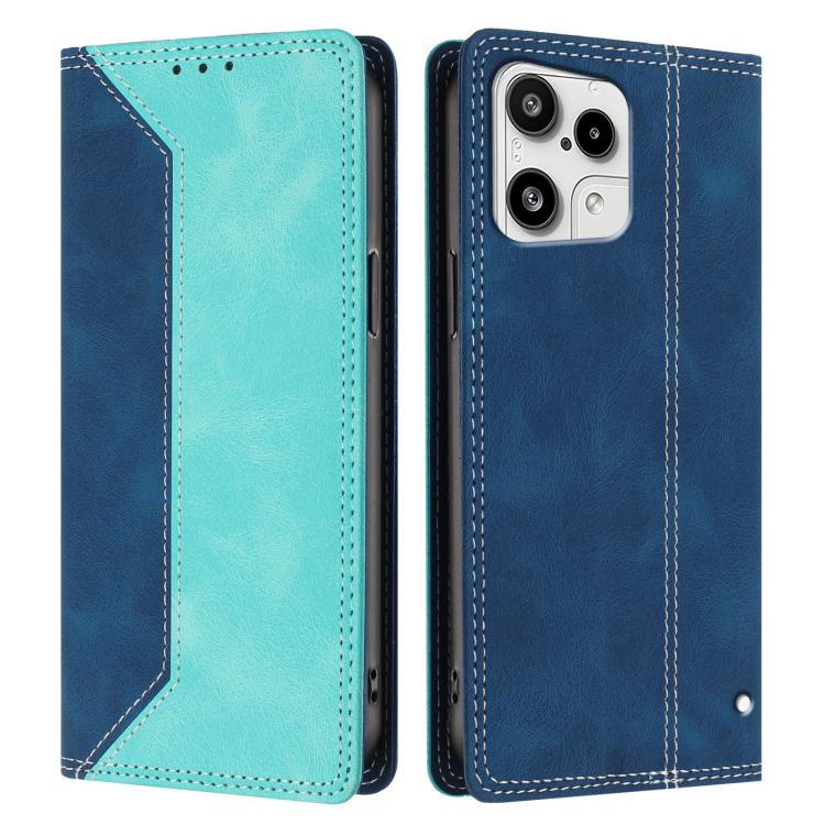 For Nothing Phone 3a Lite Skin Feel Two-tone RFID Blocking Vegan Leather Phone Case