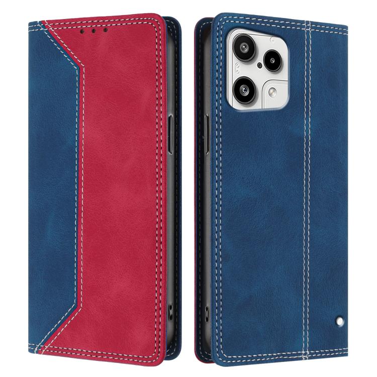 For Nothing Phone 3a Lite Skin Feel Two-tone RFID Blocking Vegan Leather Phone Case