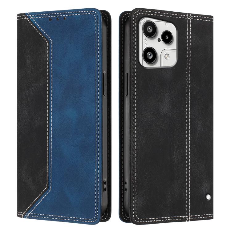 For Nothing Phone 3a Lite Skin Feel Two-tone RFID Blocking Vegan Leather Phone Case