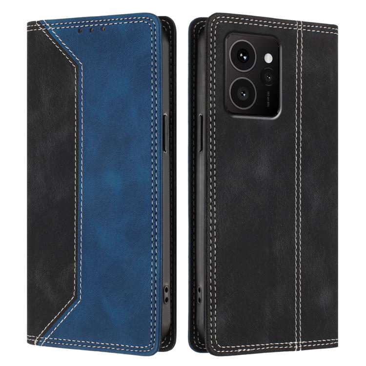 For HMD Skyline Skin Feel Two-tone RFID Blocking Vegan Leather Phone Case