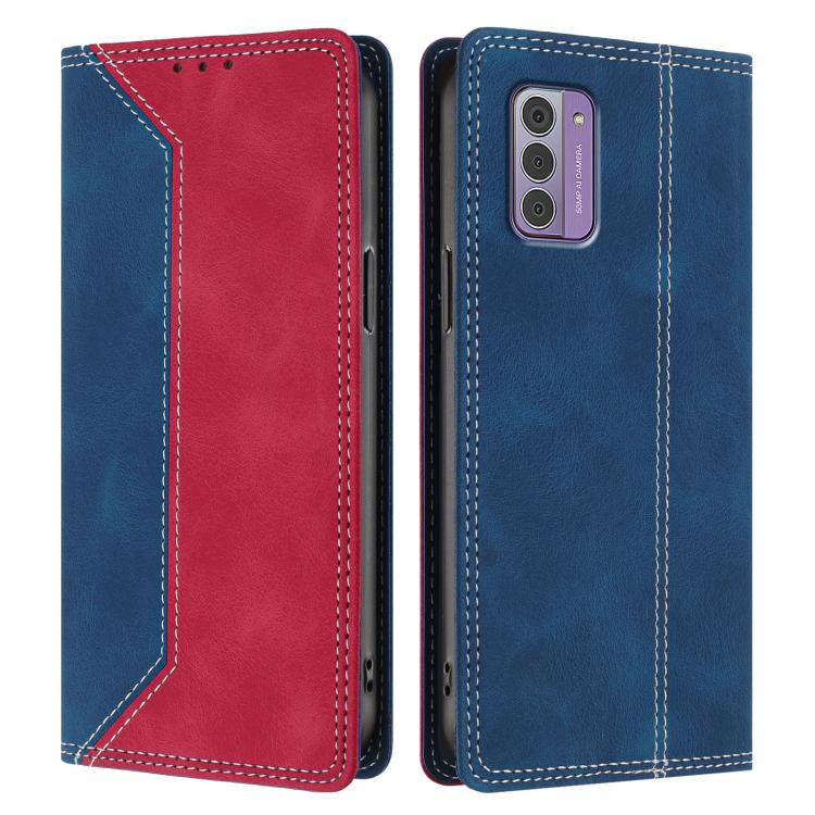 For Nokia G42 / G310 5G Skin Feel Two-tone RFID Blocking Vegan Leather Phone Case