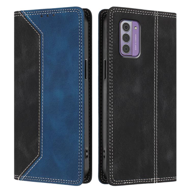 For Nokia G42 / G310 5G Skin Feel Two-tone RFID Blocking Vegan Leather Phone Case
