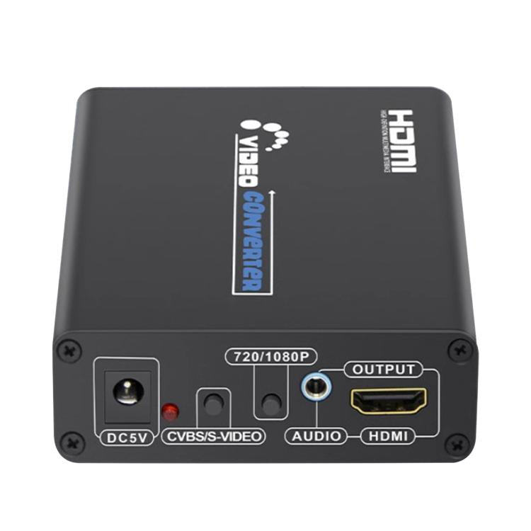 NK-H28 AV, S-VIDEO to HDMI, 3.5mm Audio Jack 1080P HD Video Converter