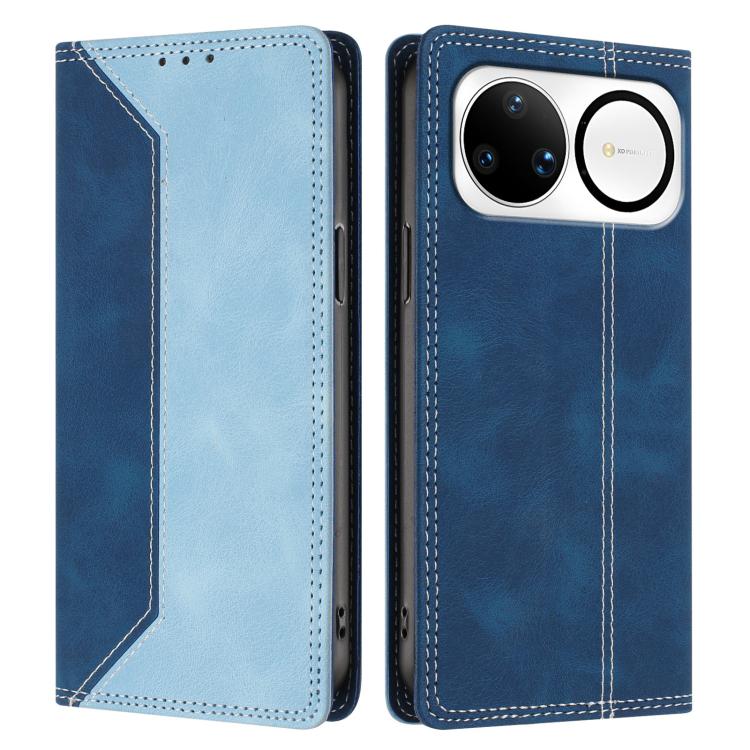 For Huawei nova 15 Ultra Skin Feel Two-tone RFID Blocking Vegan Leather Phone Case