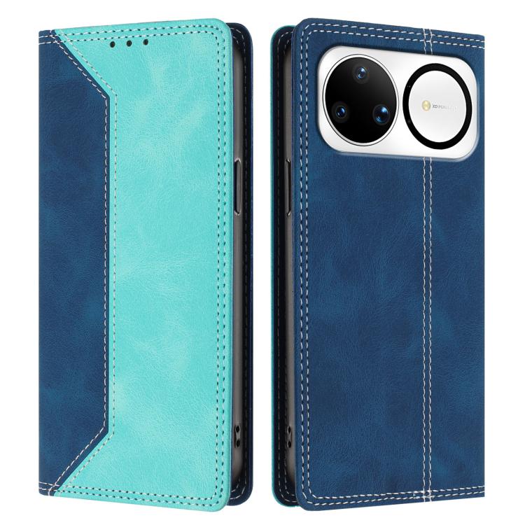 For Huawei nova 15 Ultra Skin Feel Two-tone RFID Blocking Vegan Leather Phone Case