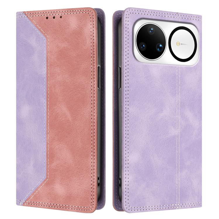 For Huawei nova 15 Ultra Skin Feel Two-tone RFID Blocking Vegan Leather Phone Case