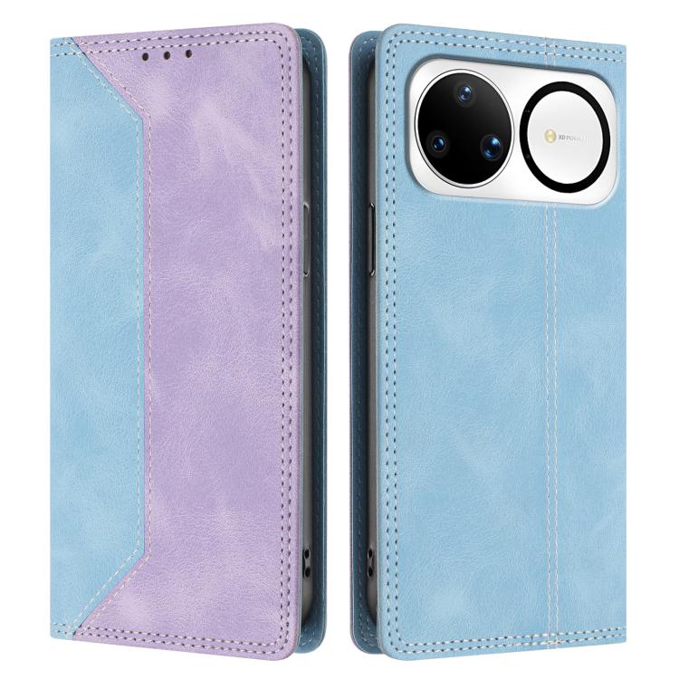 For Huawei nova 15 Ultra Skin Feel Two-tone RFID Blocking Vegan Leather Phone Case