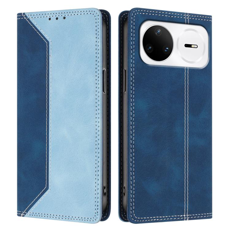For Huawei nova 15 Pro Skin Feel Two-tone RFID Blocking Vegan Leather Phone Case