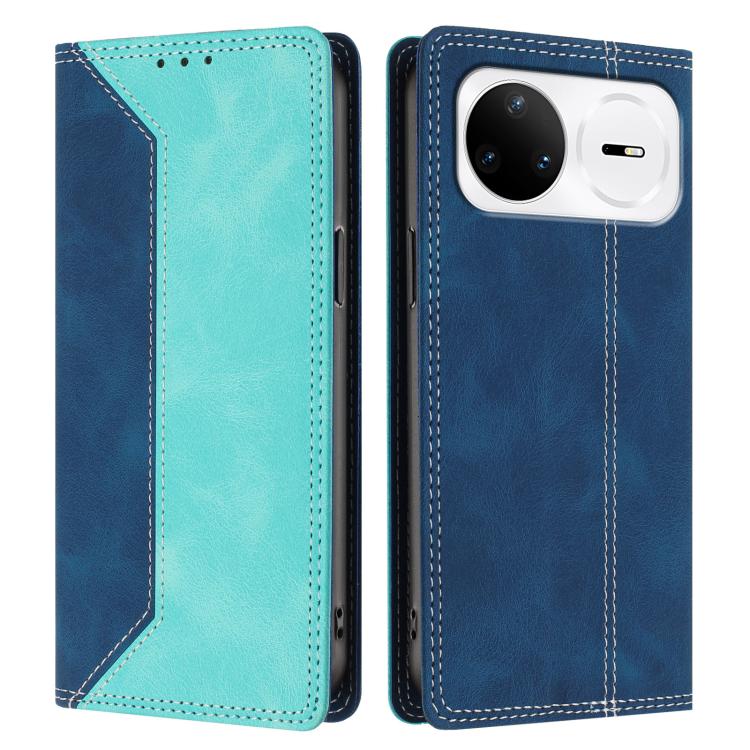 For Huawei nova 15 Pro Skin Feel Two-tone RFID Blocking Vegan Leather Phone Case