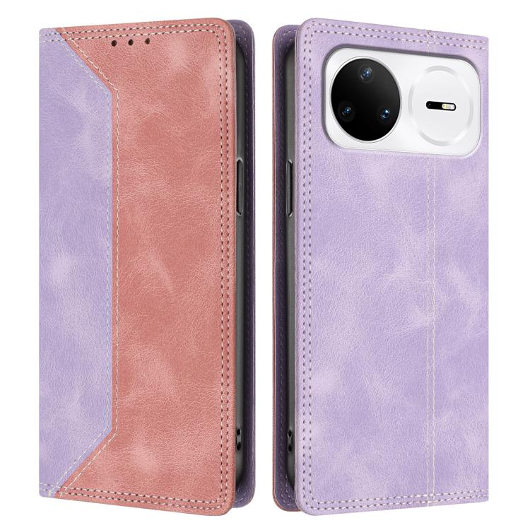 For Huawei nova 15 Pro Skin Feel Two-tone RFID Blocking Vegan Leather Phone Case
