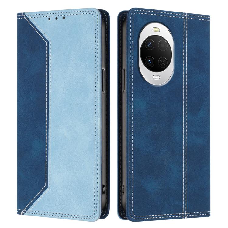 For Huawei nova 15 Skin Feel Two-tone RFID Blocking Vegan Leather Phone Case
