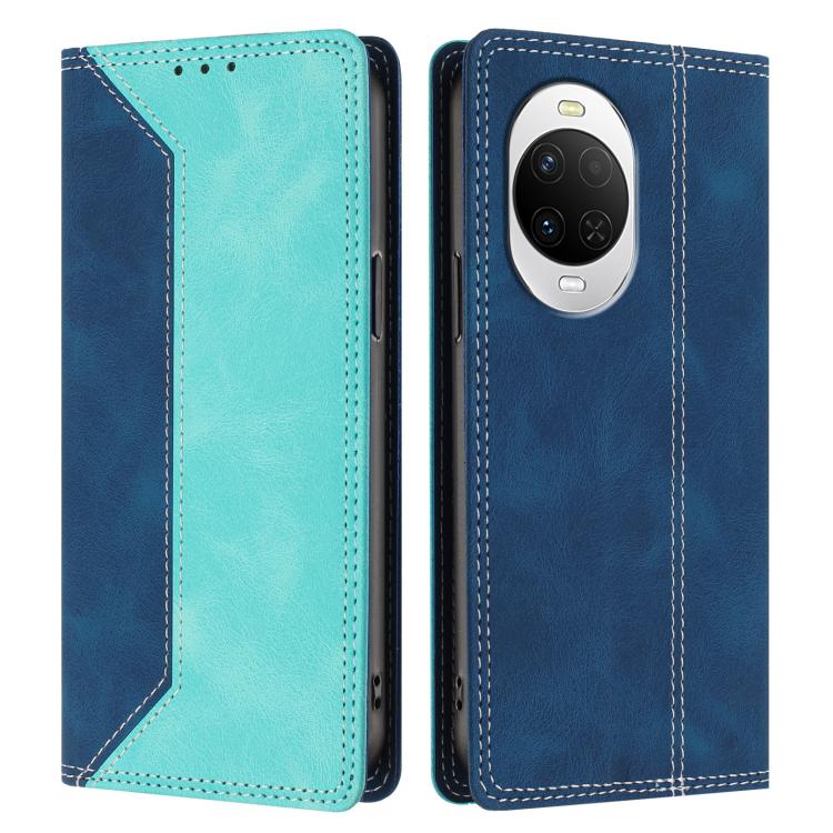 For Huawei nova 15 Skin Feel Two-tone RFID Blocking Vegan Leather Phone Case