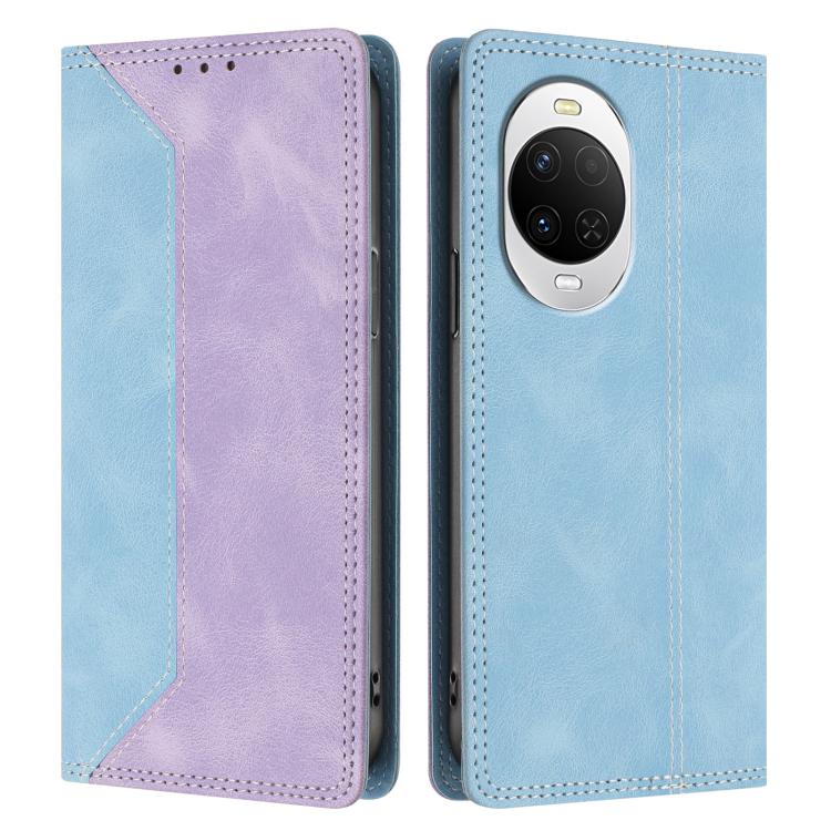 For Huawei nova 15 Skin Feel Two-tone RFID Blocking Vegan Leather Phone Case