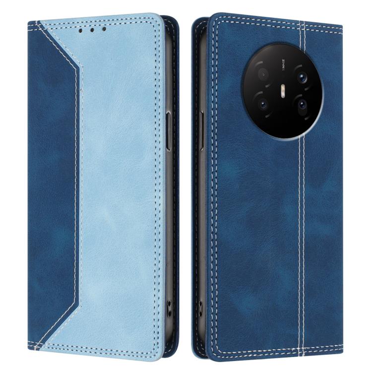 For Huawei Mate 70 Air 5G Skin Feel Two-tone RFID Blocking Vegan Leather Phone Case