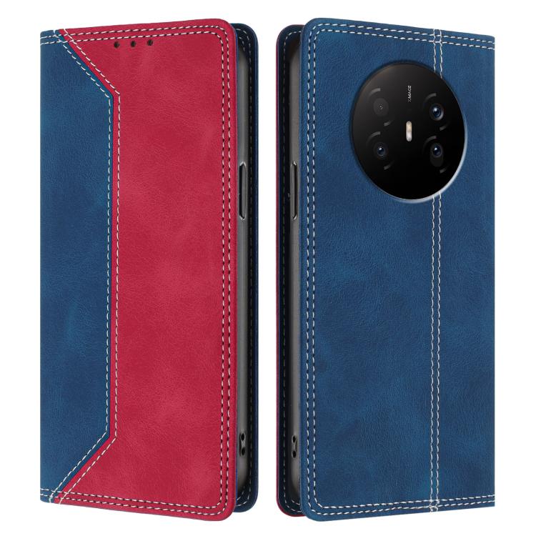 For Huawei Mate 70 Air 5G Skin Feel Two-tone RFID Blocking Vegan Leather Phone Case