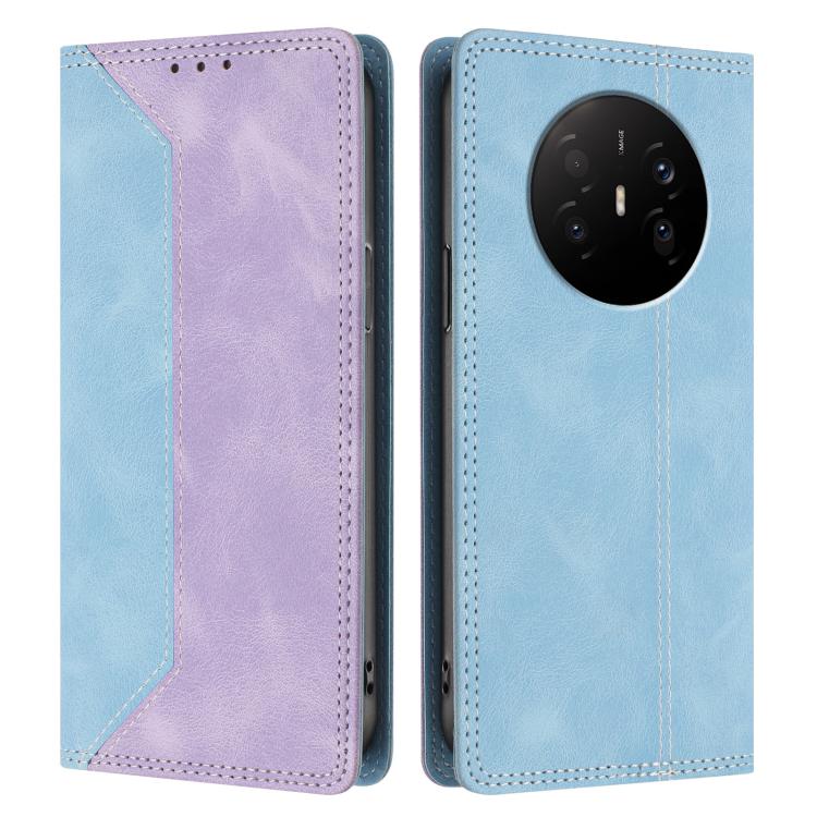 For Huawei Mate 70 Air 5G Skin Feel Two-tone RFID Blocking Vegan Leather Phone Case