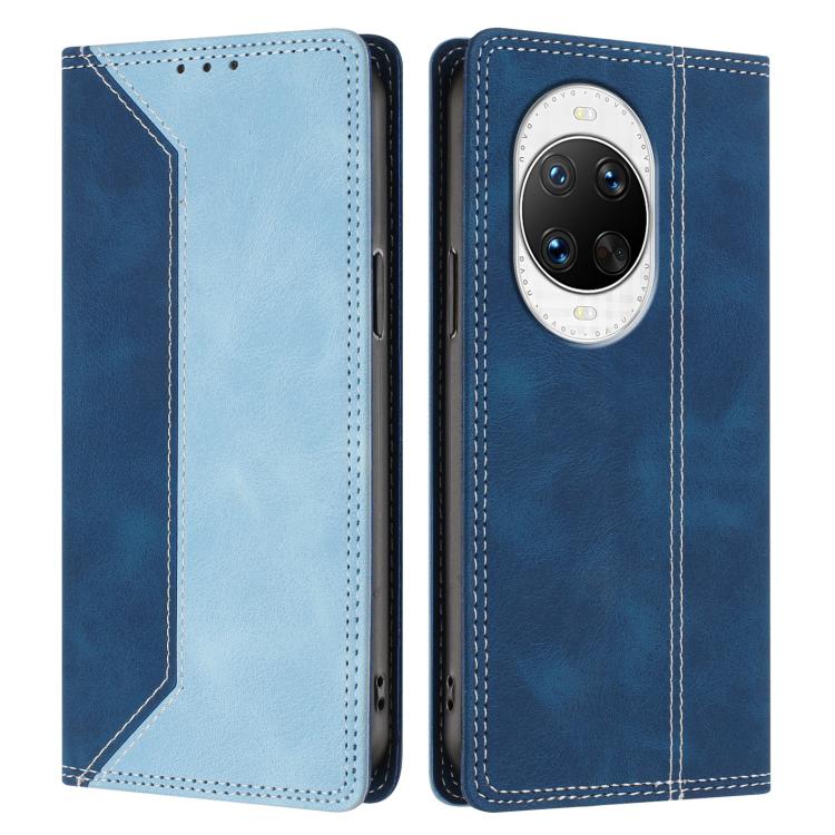For Huawei nova 14 Ultra Skin Feel Two-tone RFID Blocking Vegan Leather Phone Case