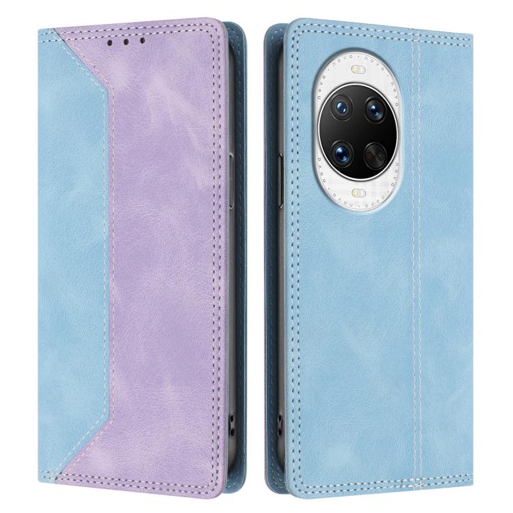 For Huawei nova 14 Ultra Skin Feel Two-tone RFID Blocking Vegan Leather Phone Case