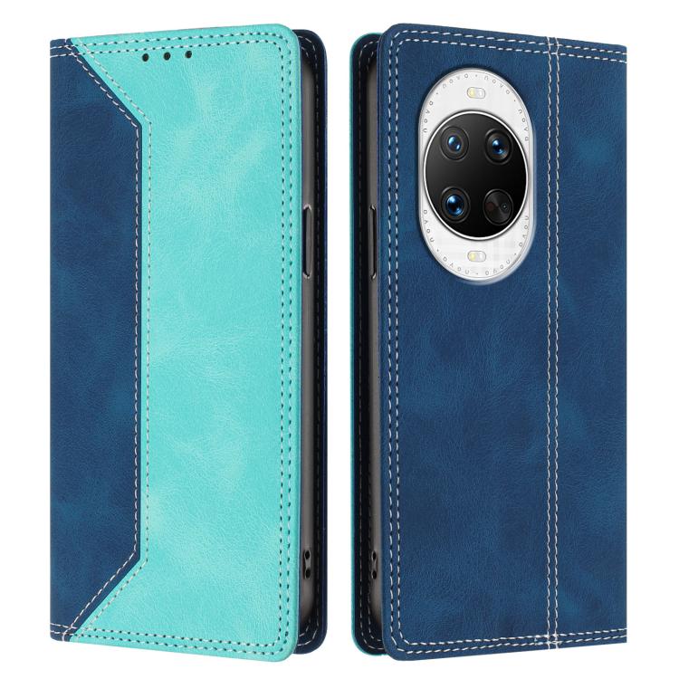 For Huawei nova 14 Pro Skin Feel Two-tone RFID Blocking Vegan Leather Phone Case