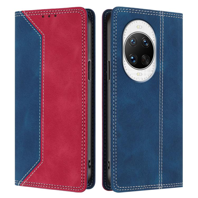 For Huawei nova 14 Pro Skin Feel Two-tone RFID Blocking Vegan Leather Phone Case
