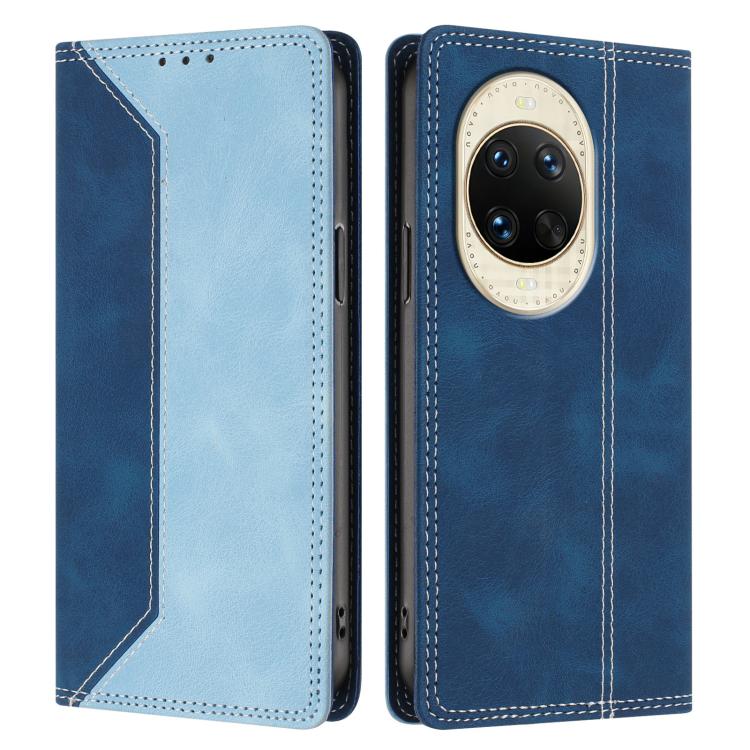 For Huawei nova 14 Skin Feel Two-tone RFID Blocking Vegan Leather Phone Case