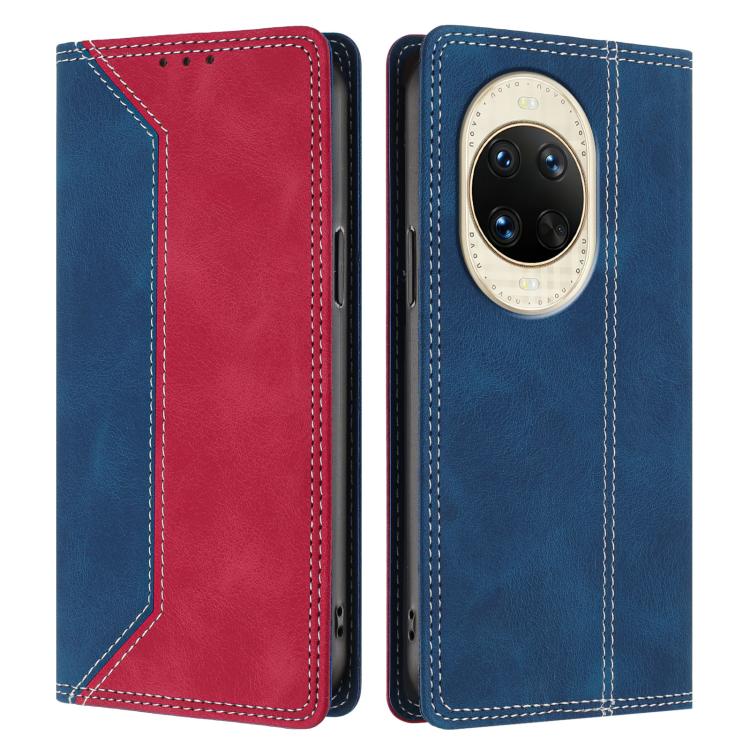 For Huawei nova 14 Skin Feel Two-tone RFID Blocking Vegan Leather Phone Case