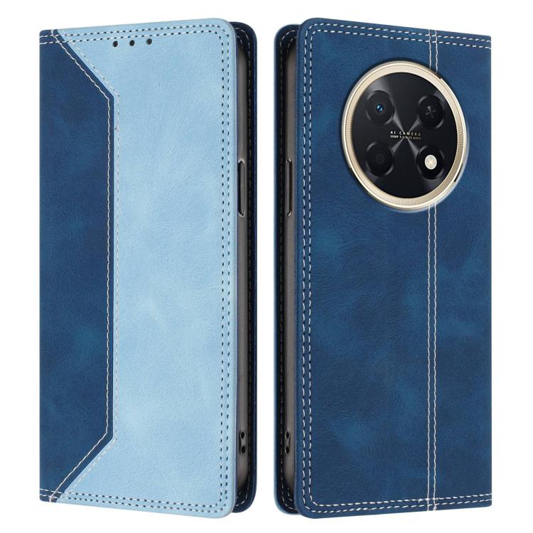 For Huawei Pura 90 Pro Max Skin Feel Two-tone RFID Blocking Vegan Leather Phone Case