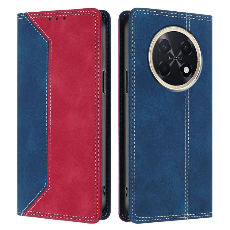 For Huawei Pura 90 Pro Max Skin Feel Two-tone RFID Blocking Vegan Leather Phone Case