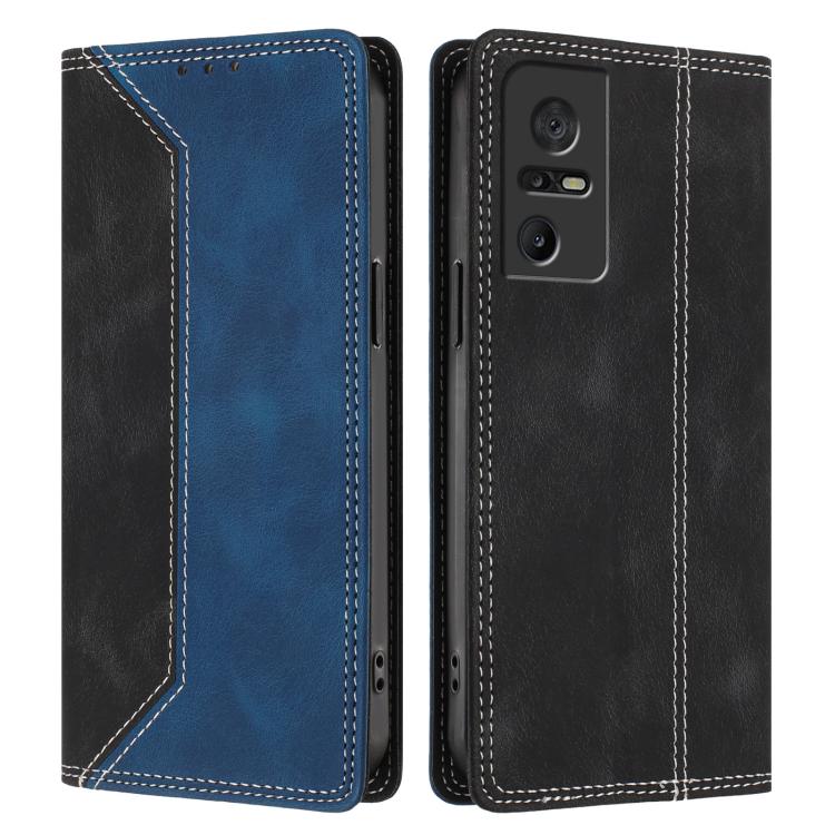 For TCL 40 SE  Skin Feel Two-tone RFID Blocking Vegan Leather Phone Case