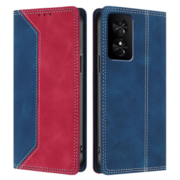 For TCL 50 SE Skin Feel Two-tone RFID Blocking Vegan Leather Phone Case