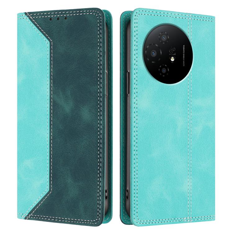 For TCL 50 XL 5G Skin Feel Two-tone RFID Blocking Vegan Leather Phone Case
