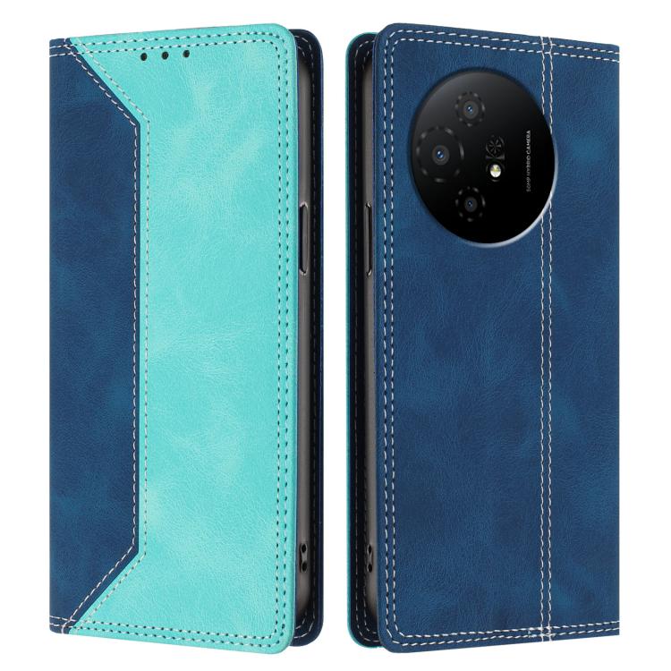 For TCL 50 XL 5G Skin Feel Two-tone RFID Blocking Vegan Leather Phone Case