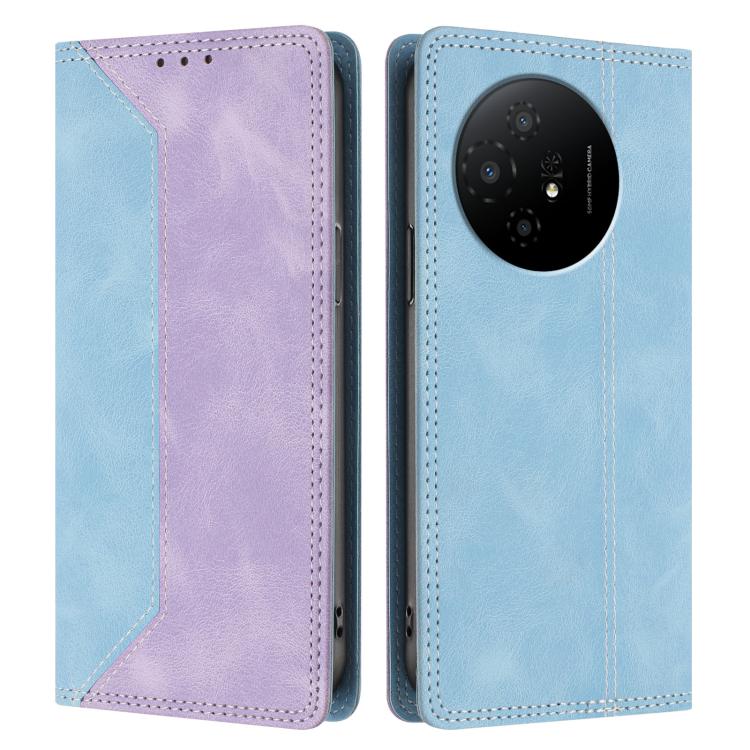 For TCL 50 XL 5G Skin Feel Two-tone RFID Blocking Vegan Leather Phone Case