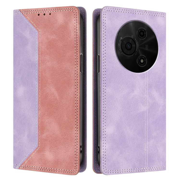 For TCL 60 NxtPaper 5G Skin Feel Two-tone RFID Blocking Vegan Leather Phone Case