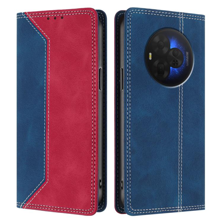 For TCL NxtPaper 60 Ultra 5G Skin Feel Two-tone RFID Blocking Vegan Leather Phone Case