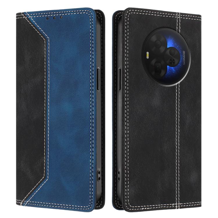 For TCL NxtPaper 60 Ultra 5G Skin Feel Two-tone RFID Blocking Vegan Leather Phone Case