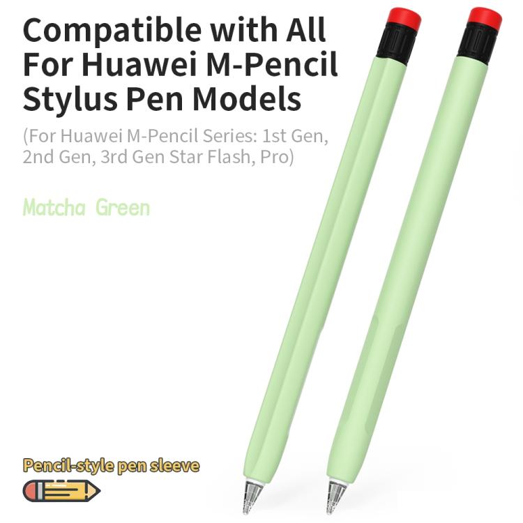 Pencil-style Silicone Pen Sleeve For Huawei M-Pencil 1 / 2 / 3