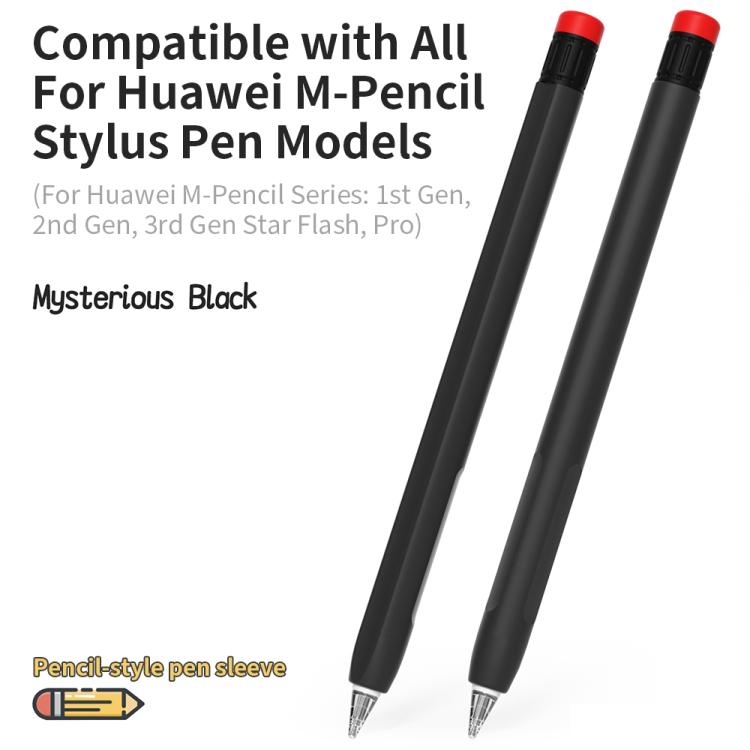 Pencil-style Silicone Pen Sleeve For Huawei M-Pencil 1 / 2 / 3