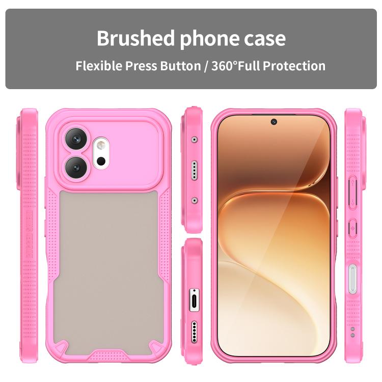 For Honor 600 Global Armor Glaze PC Hybrid TPU Phone Case