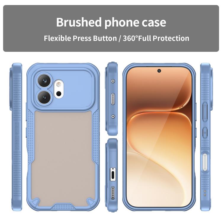 For Honor 600 Global Armor Glaze PC Hybrid TPU Phone Case