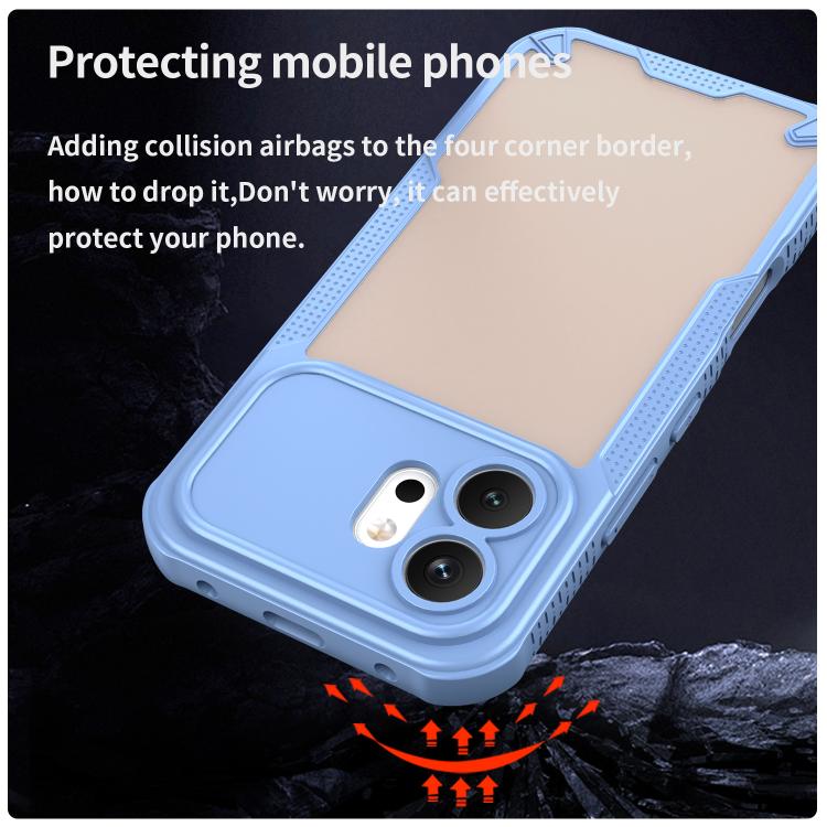 For Honor 600 Global Armor Glaze PC Hybrid TPU Phone Case