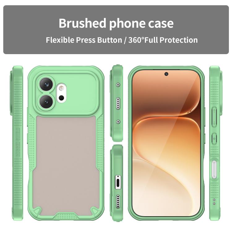 For Honor 600 Global Armor Glaze PC Hybrid TPU Phone Case
