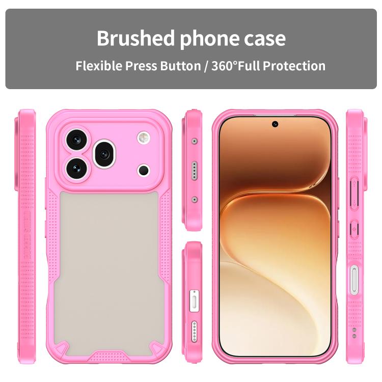 For Honor 600 Pro Global Armor Glaze PC Hybrid TPU Phone Case
