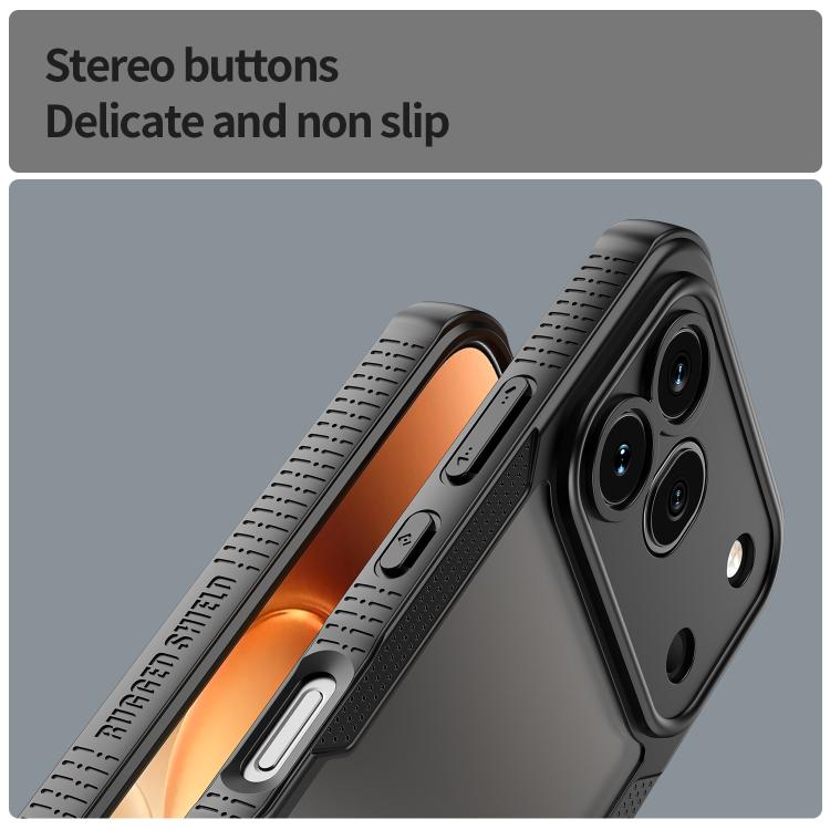 For Honor 600 Pro Global Armor Glaze PC Hybrid TPU Phone Case