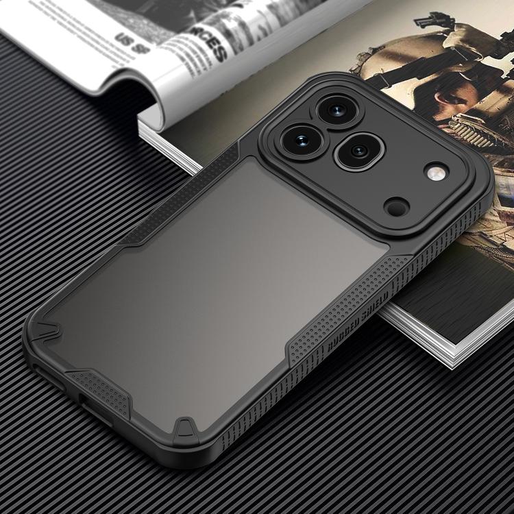 For Honor 600 Pro Global Armor Glaze PC Hybrid TPU Phone Case