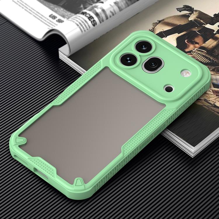 For Honor 600 Pro Global Armor Glaze PC Hybrid TPU Phone Case