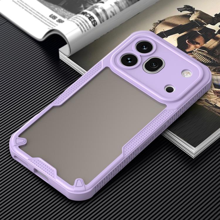 For Honor 600 Pro Global Armor Glaze PC Hybrid TPU Phone Case