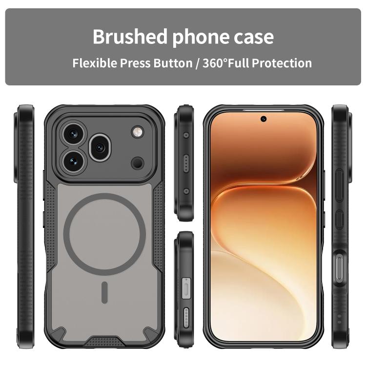 For Honor 600 Pro Global Armor Glaze MagSafe Magnetic Phone Case