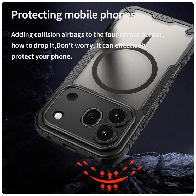 For Honor 600 Pro Global Armor Glaze MagSafe Magnetic Phone Case