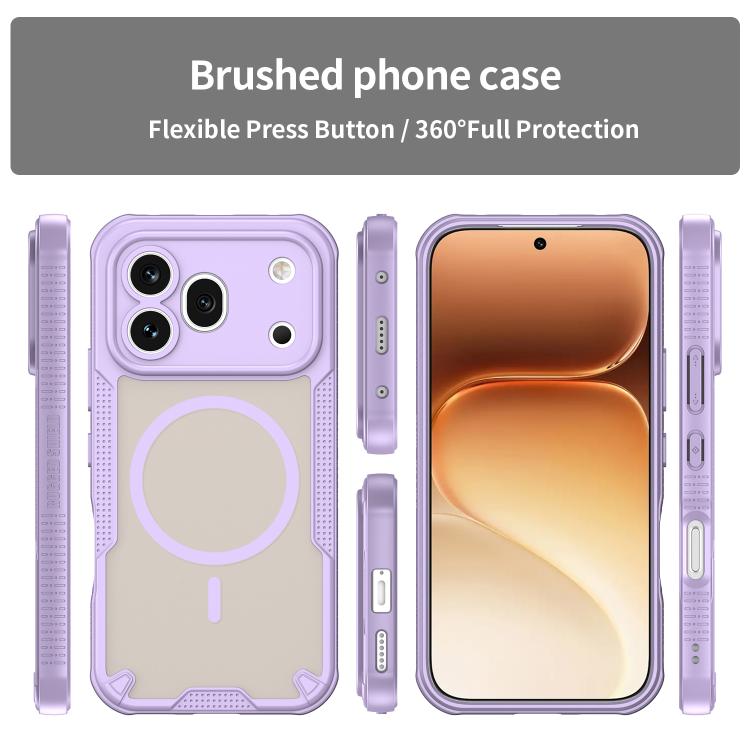 For Honor 600 Pro Global Armor Glaze MagSafe Magnetic Phone Case